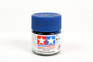 X4 Acrylic Gloss Blue 10ml