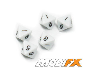 D8 Opaque White w/Black