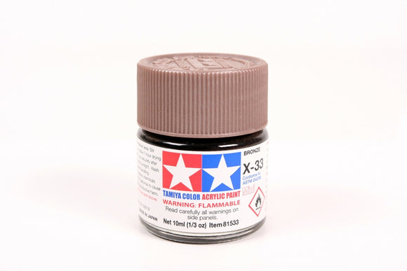 X33 Acrylic Bronze 10ml