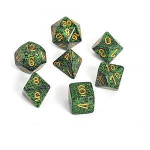 Chessex Speckled Polyhedral Dice Set Golden Recon