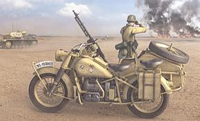 1/56 German Motorcycle R75 with Sidecar - DAK