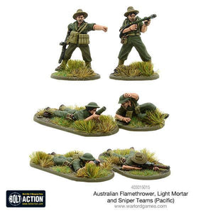 Australian FlameThrower, Light Mortar & Sniper Teams (Pacific)