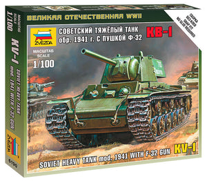 1/100 Soviet KV-1 with F32 Gun