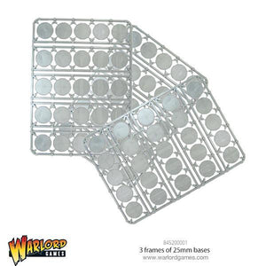 25mm Round Lip Bases (3 Sprues)