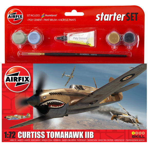 1/72 Small Starter Set: Curtiss Tomahawk IIB