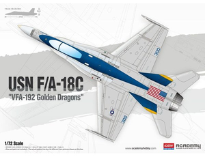 1/72 USN F/A-18C Golden Dragons