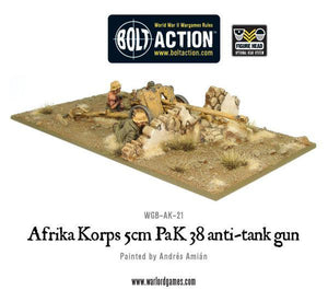 Afrika Korps 5cm PaK 38 anti-tank gun