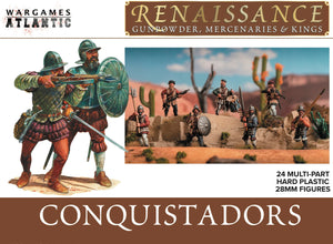 Conquistadors 24 x 28mm Hard Plastic Models