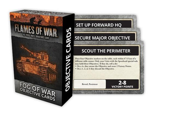 FOW Fog of War Objective Cards