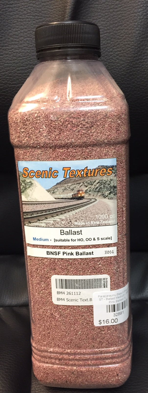 ST - Ballast Medium - BNSF Pink Ballast 1L