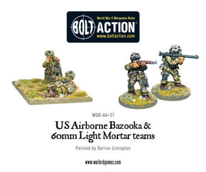 U.S. Airborne Bazooka & 60mm Light Mortar teams (44-45)