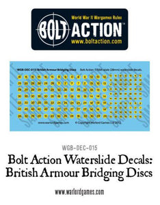 British Armour Bridging Discs Decal Sheet