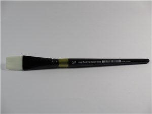 DAS 3/4" Flat 1008F Taklon White Brush