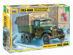 1/35 GAZ-AAA Soviet Truck (3 Axle) WWII