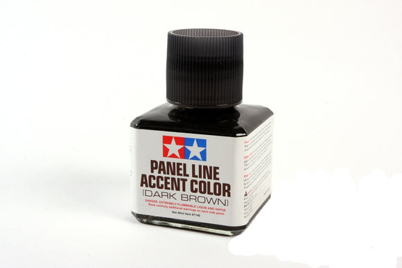 Tamiya Dark Brown Panel Line Accent Colour 40ml