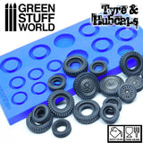 Silicone molds - Tyres and Hubcaps
