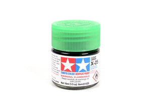 X25 Acrylic Clear Green 10ml